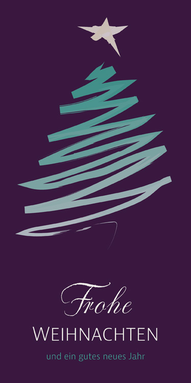 Weihnachtskarte Seite 1