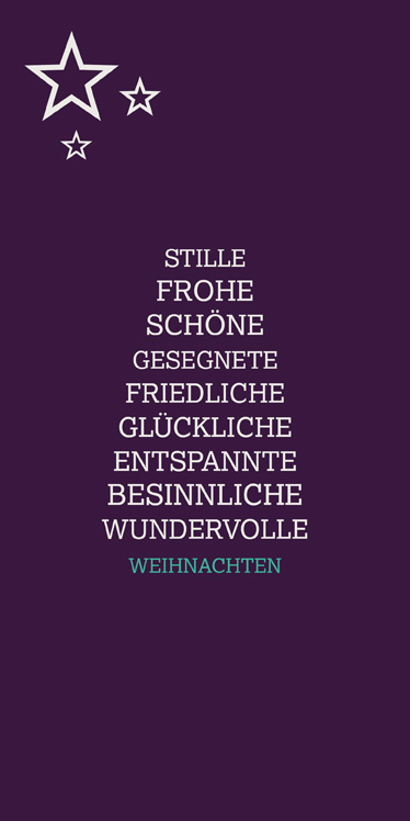Weihnachtskarte Seite 2